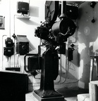 Maskinrum med gamla projektorn.